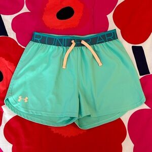 Girls Under Armour Athletic Shorts Size YL